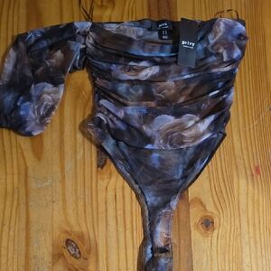 Privy Elegant Floral Bodysuit